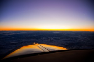 Sunrise over the Rockies